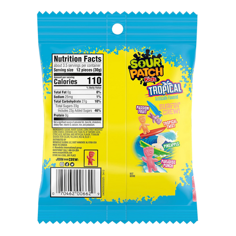 Sour Patch Kids Tropical 141g