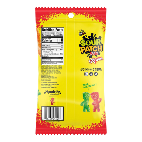 Sour Patch Kids Extreme 113g (MHD: 26.03.2024)